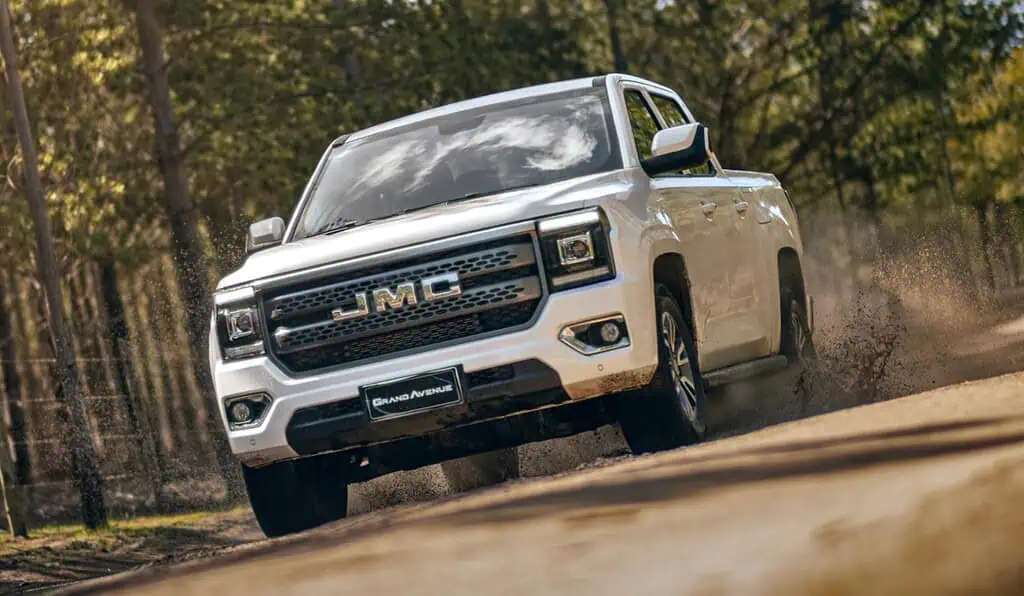 Entrevista | Venta de vehículos en Colombia superaría las 340.000 unidades en 2026: JMC La pick-up Grand Avenue. Foto: cortesía JMC.