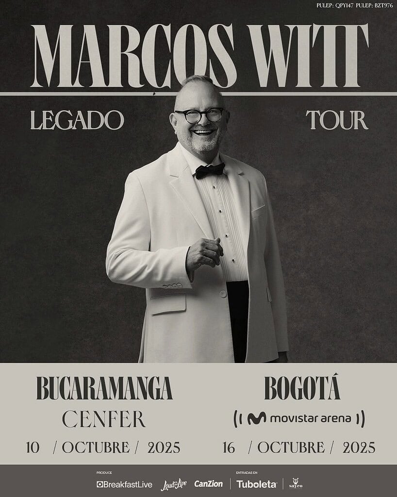 Fechas de la gira 'Legado' en Colombia. Foto: cortesía BreakFast. 