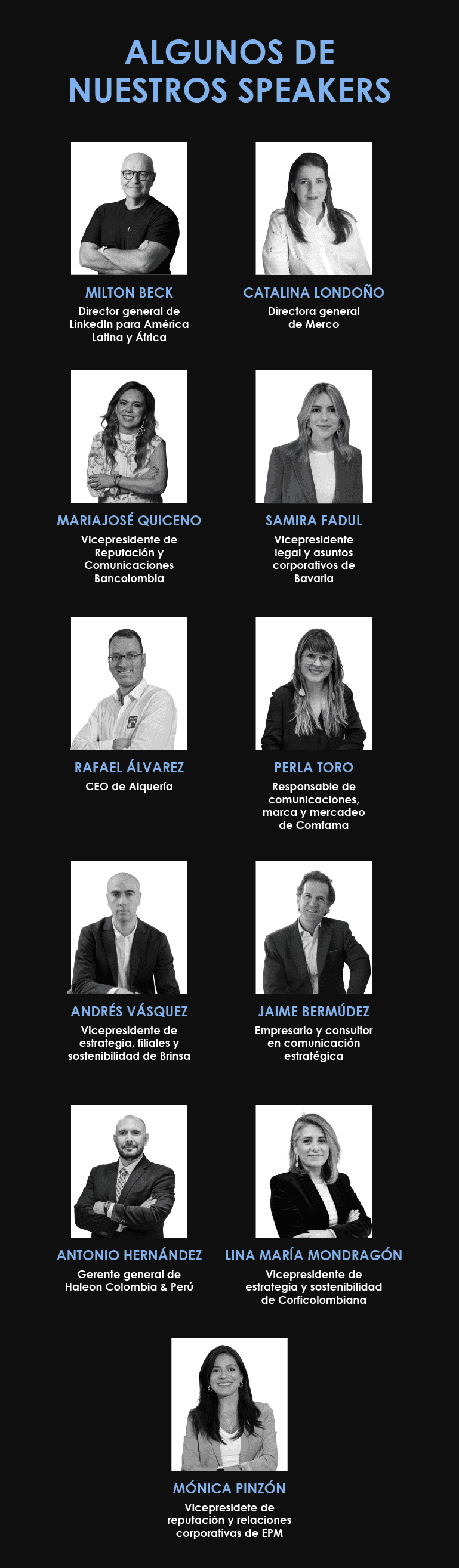 Leadership Forum - Speakers