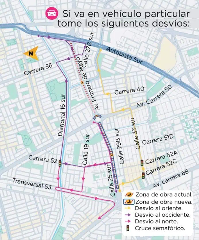 Obra clave del Metro de Bogotá avanza en avenida muy concurrida de la ciudad: estos son los desvíos Metro de Bogotá