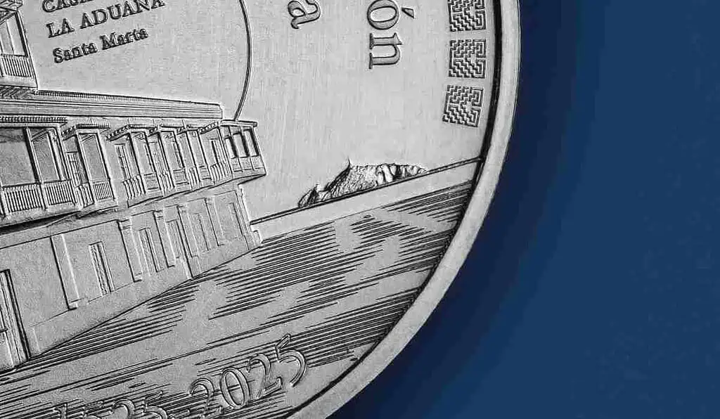 Nueva moneda del Banco de la República saldría más cara que su denominación por esta razón Nueva moneda en conmemoración a la fundación de Santa Marta