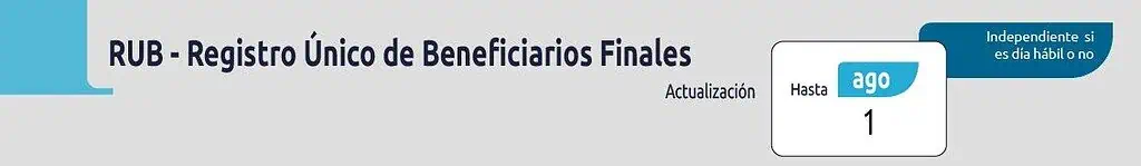 ¿Qué impuestos deben pagarse en agosto? Esto debe saber para evitar sanciones Actualización Registro Único de Beneficiarios Finales (RUB)