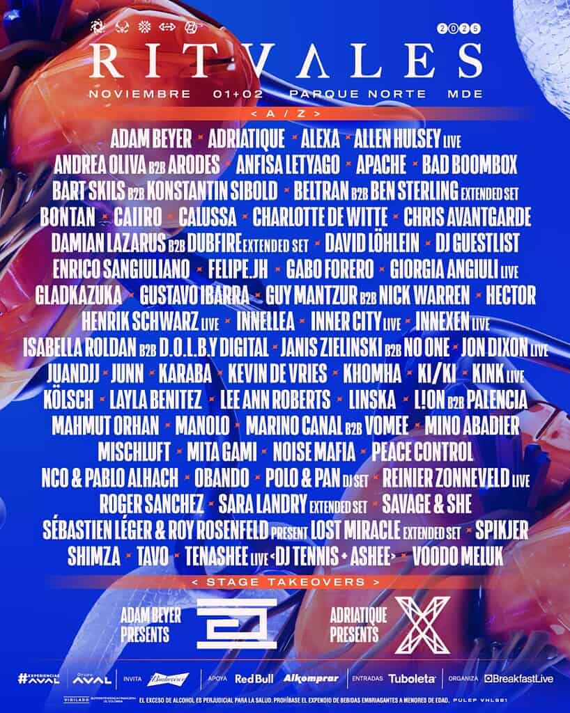 Cartel Ritvales 2025. Imagen: cortesía Breakfast Live. 