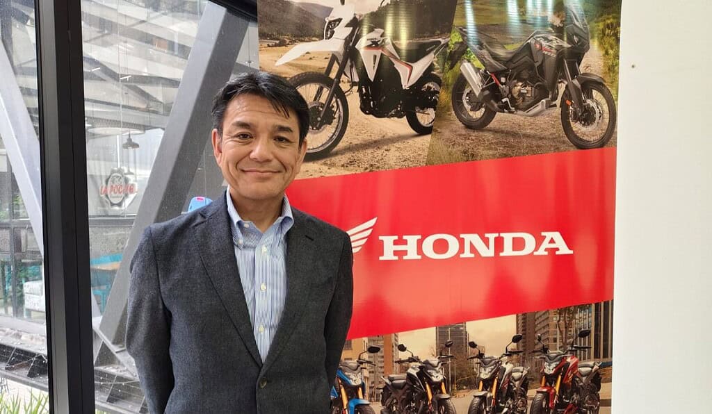 Tetsuya Komine, gerente general de ventas de la División de Motocicletas y Power Products de Honda