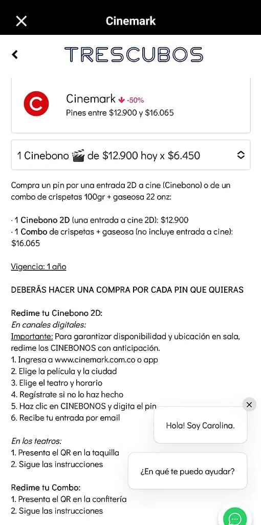 Cinemark y Claro pay anunciaron bonos de entradas de cine a menos de $7.000: Así puede acceder Cine