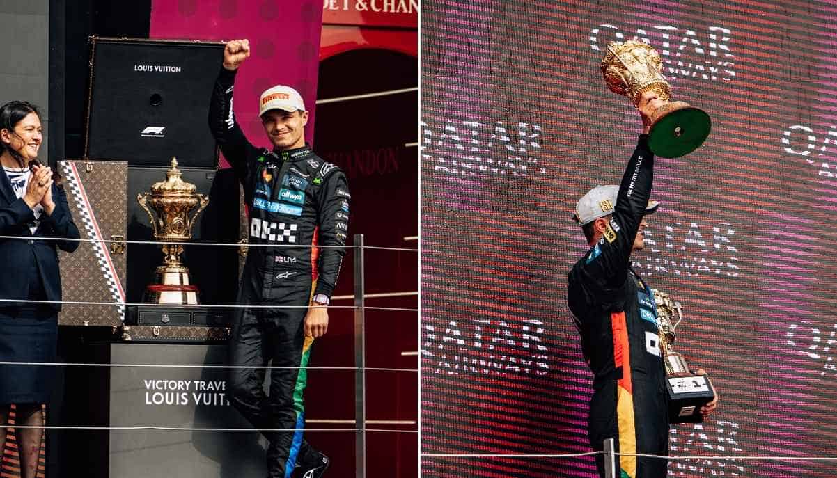 Lando Norris gana en casa y estrecha la lucha por el título de Fórmula 1