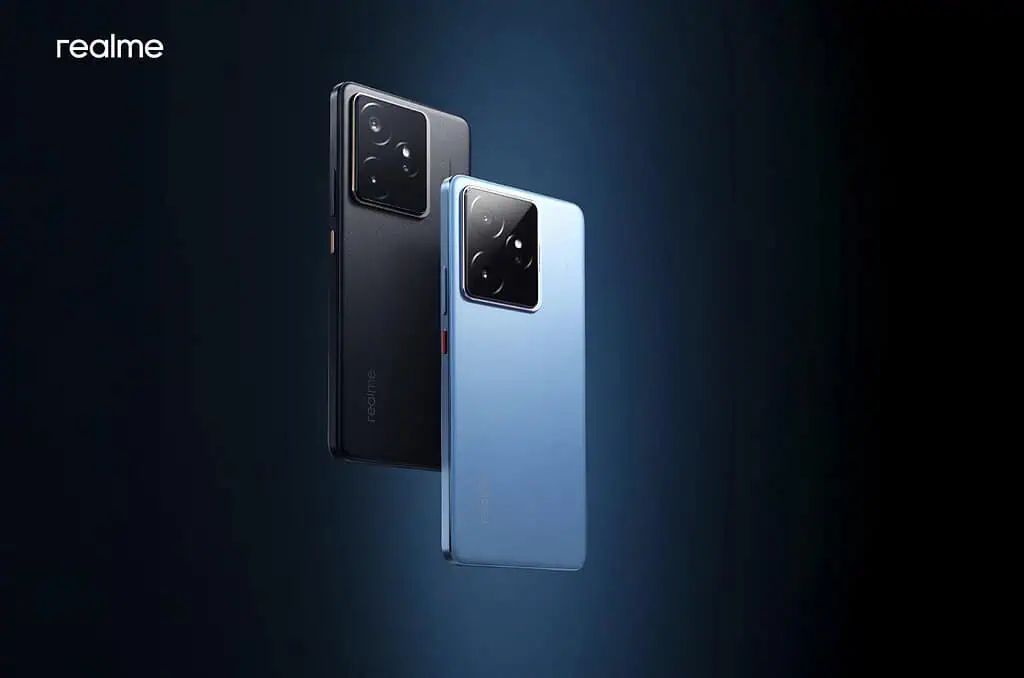Serie de celulares GT de realme regresó a Colombia: Estas son las novedades El nuevo realme GT7 está disponible en Azul y negro. Foto: cortesía realme.