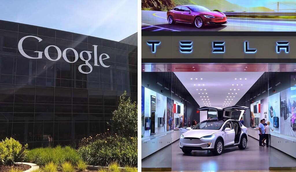 Google y Tesla