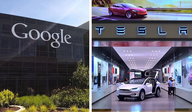Google y Tesla