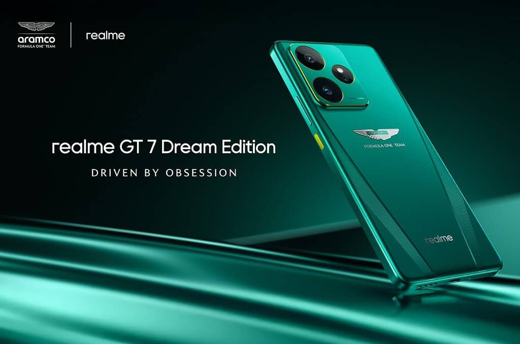 El GT7 Dream Edition no llegará a Colombia. Foto: cortesía realme.