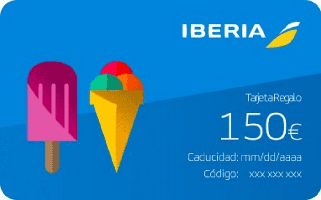 Tarjeta regalo verano. Foto: cortesía Iberia.