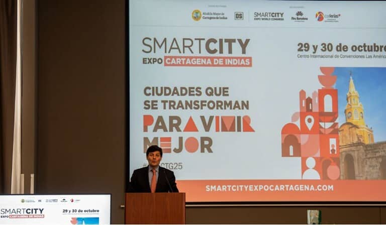 Cartagena será sede de Smart City Expo 2025, que reunirá a expertos nacionales e internacionales para debatir sobre el futuro de las ciudades inteligentes. Foto: cortesía Corferias.