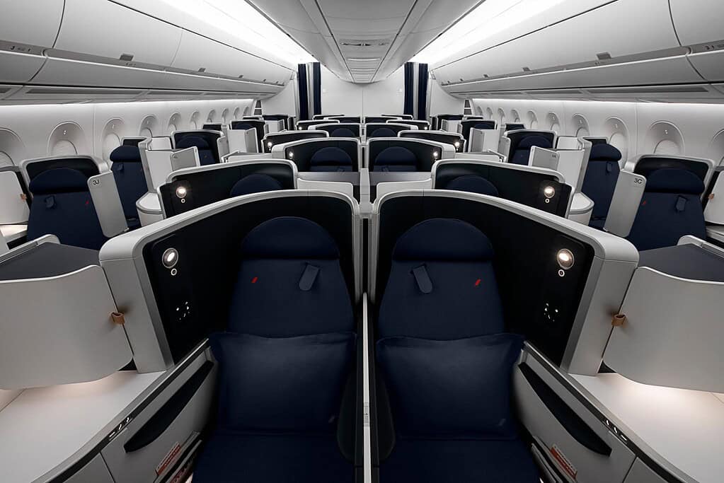 Business Class Air France. Foto: cortesía Air France. 