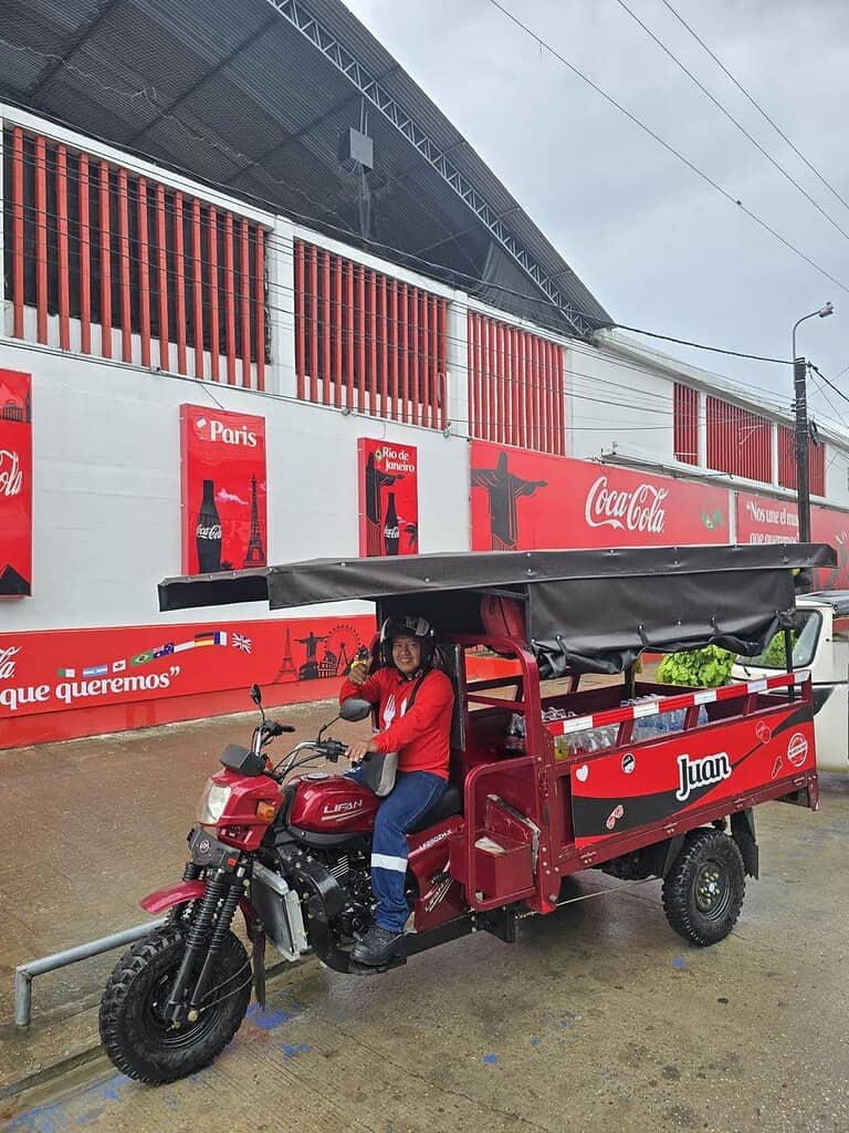 Repartidor de Coca-Cola. Foto: cortesía.