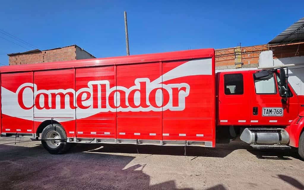 Camión de Coca-Cola. Foto: cortesía Coca-Cola.
