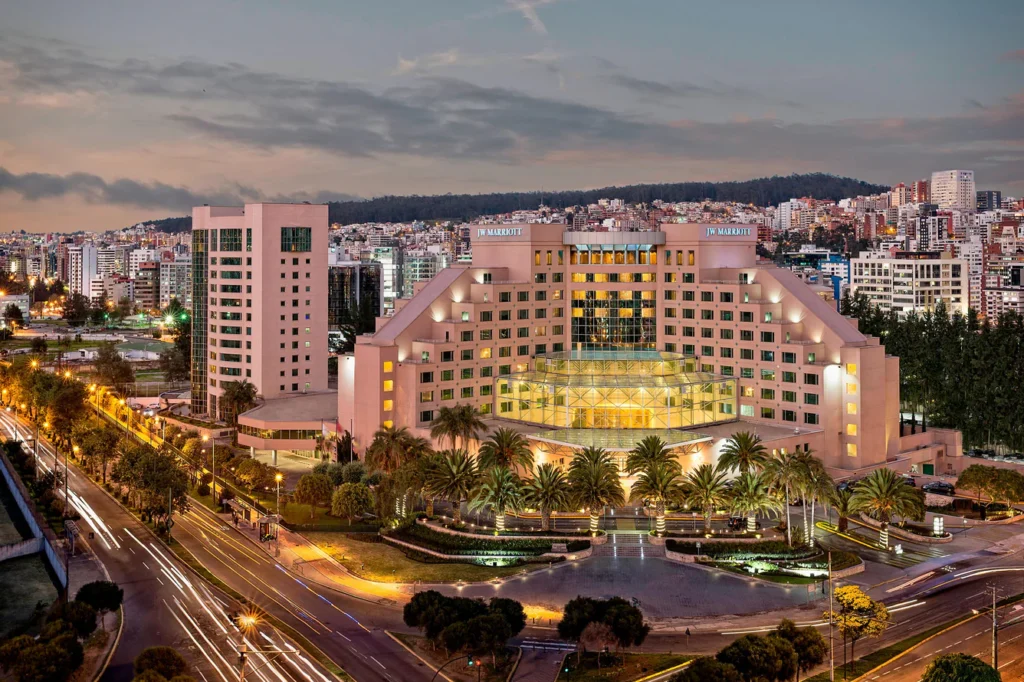 JW Marriot Quito. Foto: tomada de la página oficial.