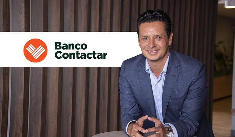 John F. Linares presidente de Banco Contactar. Foto: Contactar.