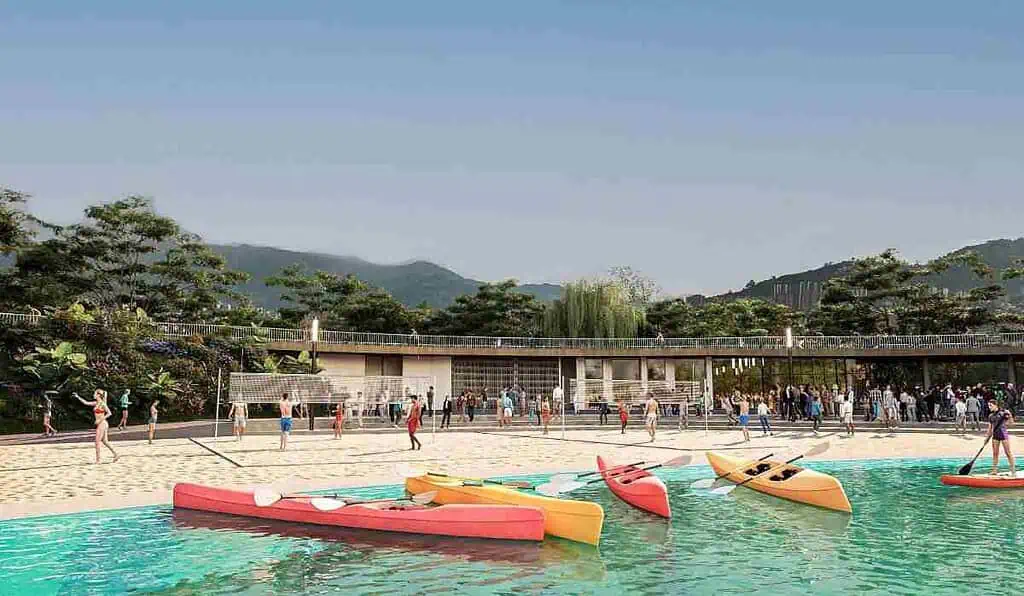 Medellín tendrá imponente playa: ‘Mar’ será más grande que Taganga y similar a principal de San Andrés La nueva playa que tendrá Medellín.