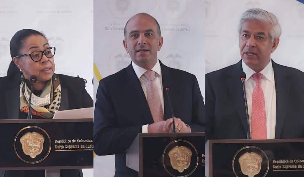 María Patricia Balanta Medina, Carlos Ernesto Camargo Assis y Jaime Humberto Tobar