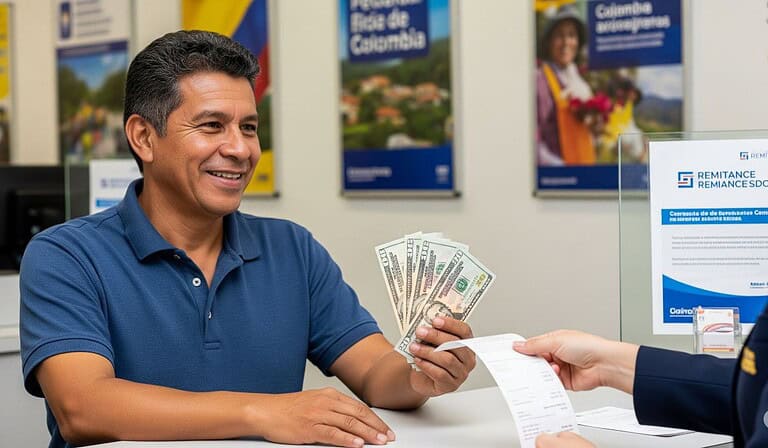 Personas que pueden recibir remesas en Colombia
