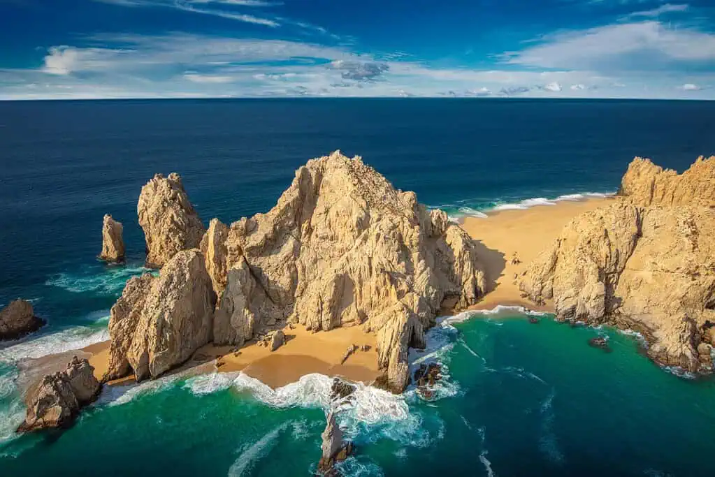 Los Cabos, un destino en México ideal para los amantes del golf y la pesca deportiva Playa del amor, Los Cabos. Foto: cortesía Fiturca.