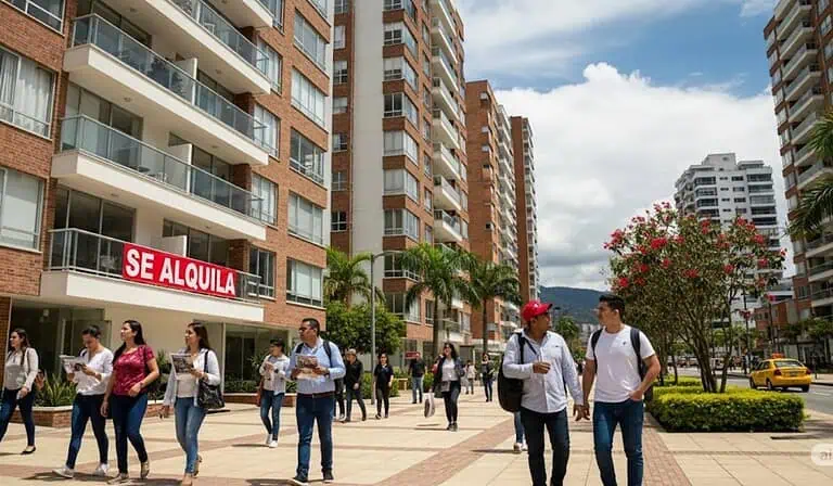 colombianos que viven en arriendo