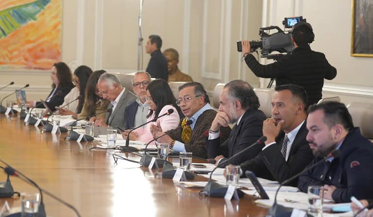 Presidente de Colombia, Gustavo Petro, en alocución (1)