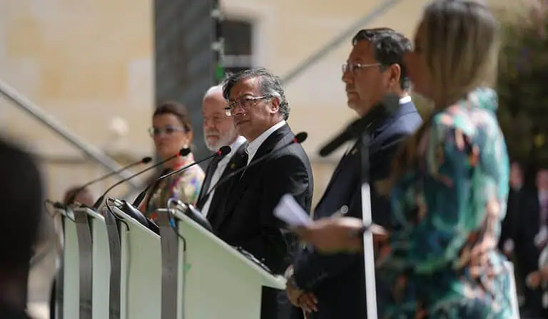 Presidentes que integran la Organización del Tratado de Cooperación Amazónica (OTCA).