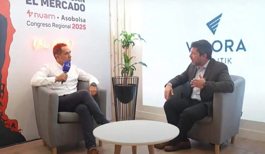 Peruana Bosques Amazónicos (Andean Crown) planea emitir acciones antes de acabar este año Rodrigo Torres, director de Valora Analitik; y Aldo Franciscolo, CEO de Andean Crown