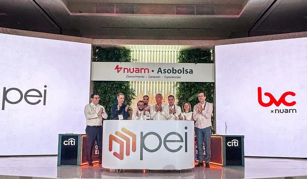 Primicia | Pei sumará un segundo formador de liquidez para sus títulos; quiere más inversionistas extranjeros Toque de campana de Pei, por su colocación de títulos participativos