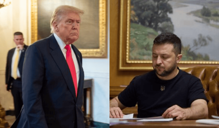 Trump y Zelenski