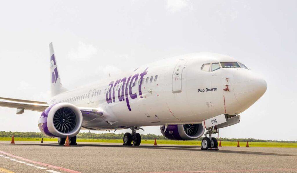 Avión de Arajet.