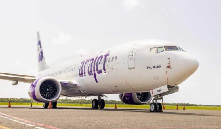 Avión de Arajet.