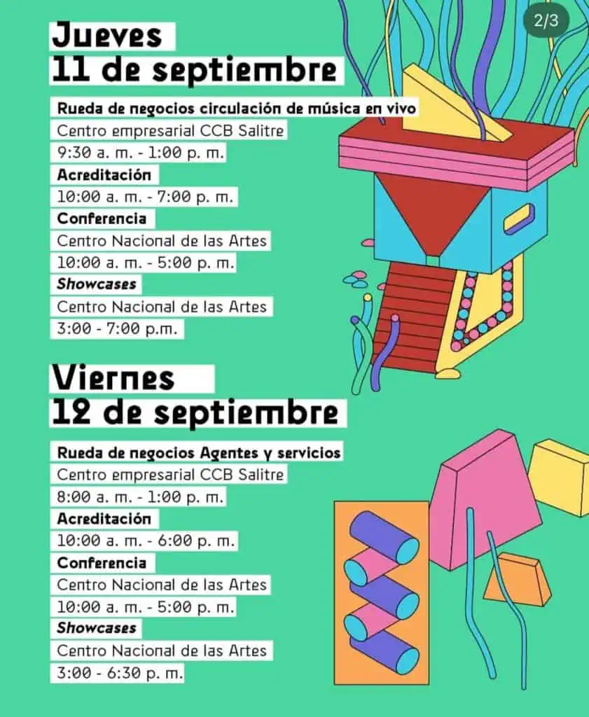 Bogotá Music Market busca superar los US$5 millones en expectativas de negocio de la industria musical Bogotá Music Market busca superar los US$5 millones en expectativas de negocio de la industria musical