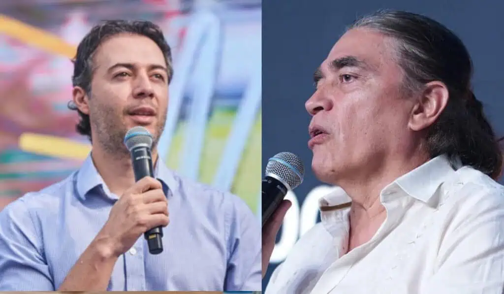Tensión en la izquierda: Bolívar condiciona su participación si Quintero entra a la consulta Daniel Quintero y Gustavo Bolívar