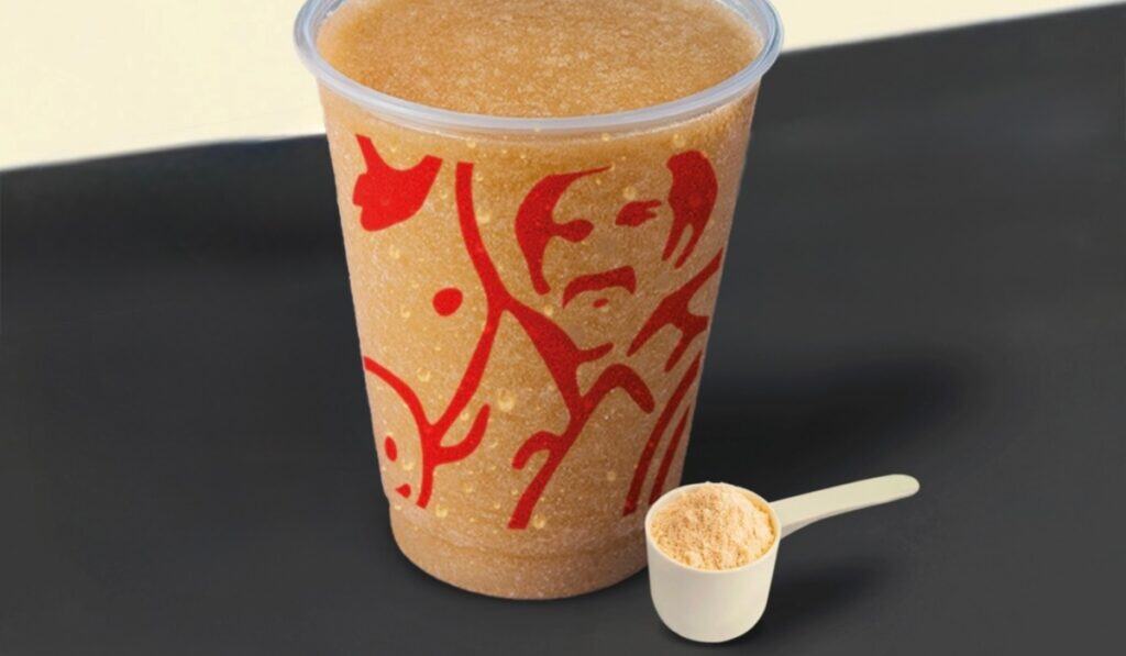 Frappé de café con proteína