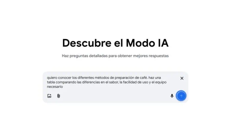 Google Modo IA