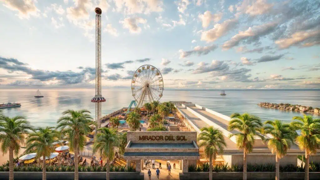 Gran Malecón del Mar de Cartagena tendrá plataforma con olas marinas: estos son los detalles El malecón tendrá atracciones infantiles. Render: cortesía.