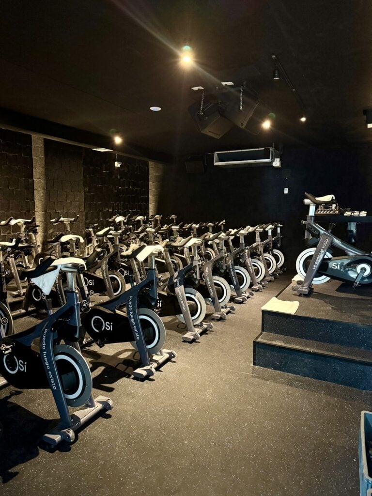 Estudio de Indoor Cycling. Foto: cortesía Sí.
