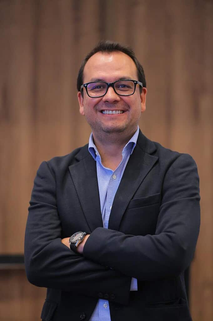 Juan Pablo Lineros Bedoya, vicepresidente de Desarrollo de OxoHotel. Foto: cortesía OxoHotel.