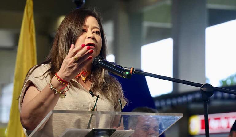 María Fernanda Rojas, ministra de Transporte