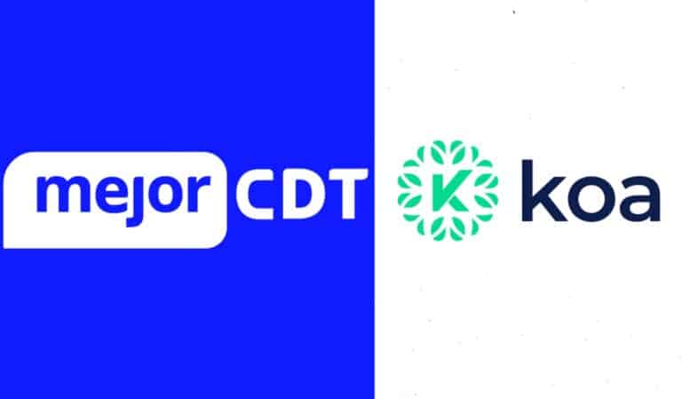 MejorCDT anuncia alianza con KOA