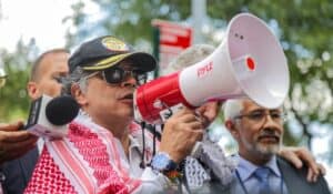 Petro en protesta a favor de Palestina en Nueva York (1)