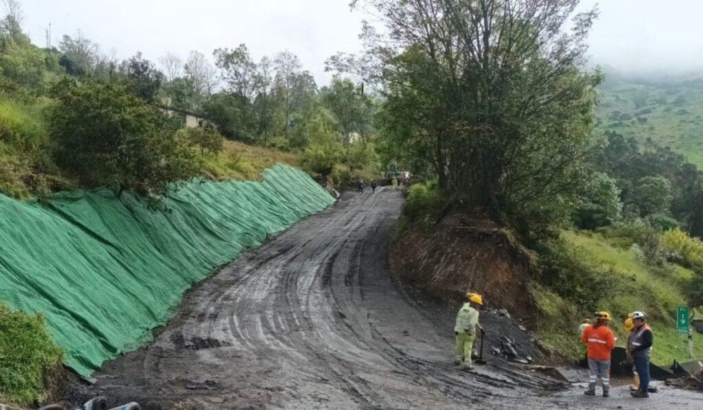 Plan de recuperación de la Vía al Llano. Foto: ANI. 