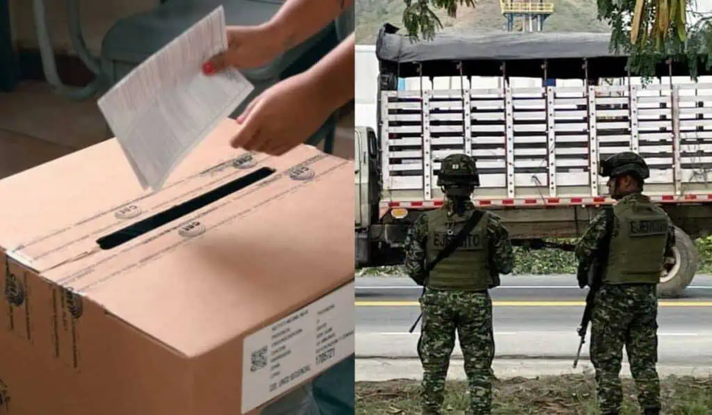 Hay riesgos en cuatro departamentos clave de Colombia para realizar elecciones de 2026 Violencia en elecciones de Colombia 2026