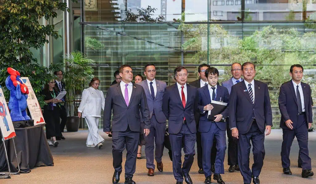 Petro inicia visita oficial a Japón y pide reactivar negociaciones económicas Visita del presidente Gustavo Petro a Japon (1)