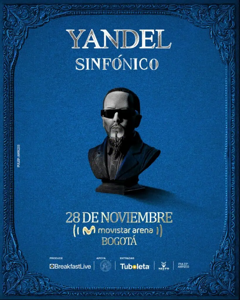 Yandel regresa a Colombia, esta vez con un espectáculo sinfónico: ¿Cuándo inicia la preventa? Yandel. Foto: cortesía Breakfast Live.