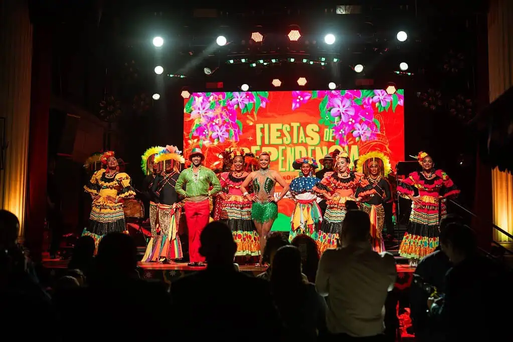 Así quedó la agenda de las Fiestas de la Independencia de Cartagena Muestra cultural en el lanzamiento de las fiestas. Foto: cortesía Alcaldía.