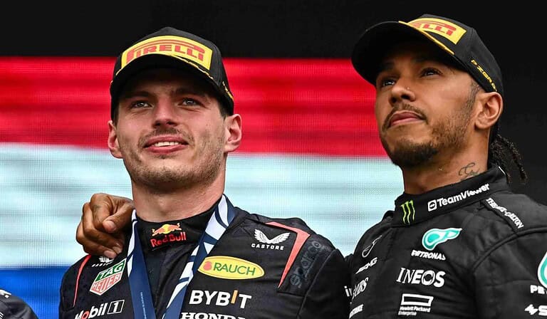 Max Verstappen y Lewis Hamilton compiten por comprar equipo de MotoGP: ¿Quién está más cerca?