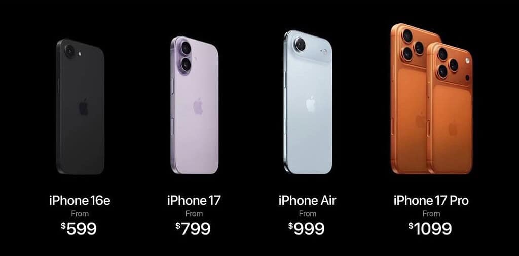 Apple presentó los nuevos iPhone 17, una versión ultradelgada: ¿Qué otros productos lanzó?